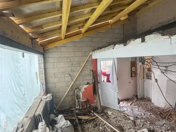 Démolition intérieure avant rénovation complète